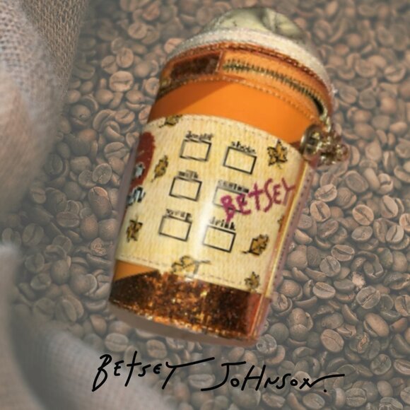 VERY RARE EUC Betsey Johnson Pumpkin Spice Crossbody Bag - Picture 3 of 4